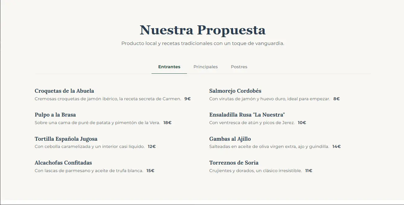 Restaurante El Sabor